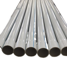 upvc gray pipes for water supply irigation